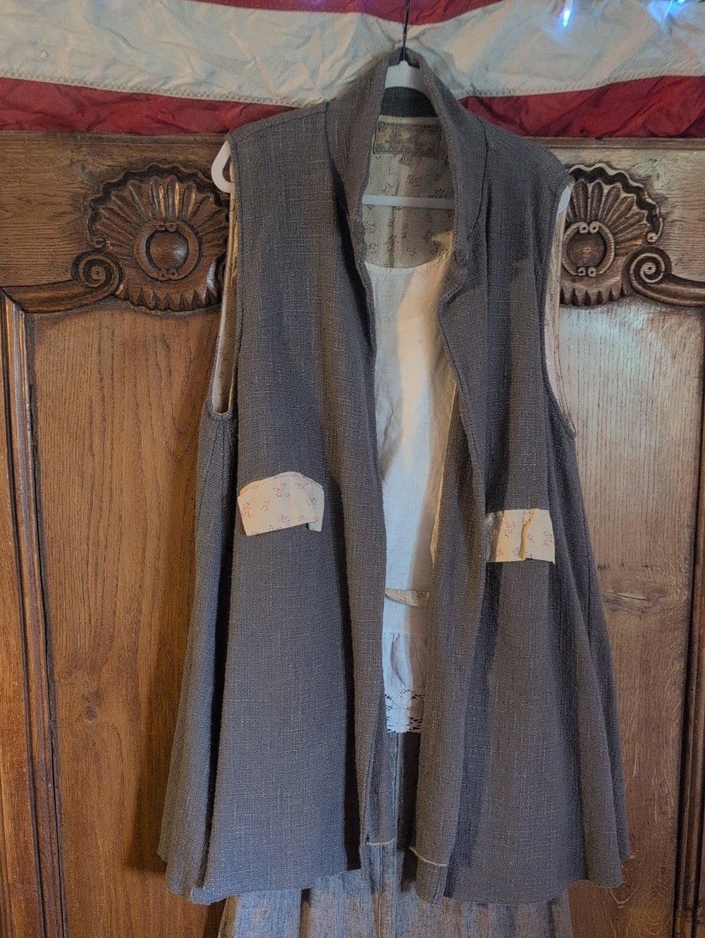 FLAX By Jeanne Engelhart Linen Snap Skirt - Picture 5 of 13